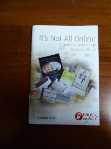 It’s not all online!